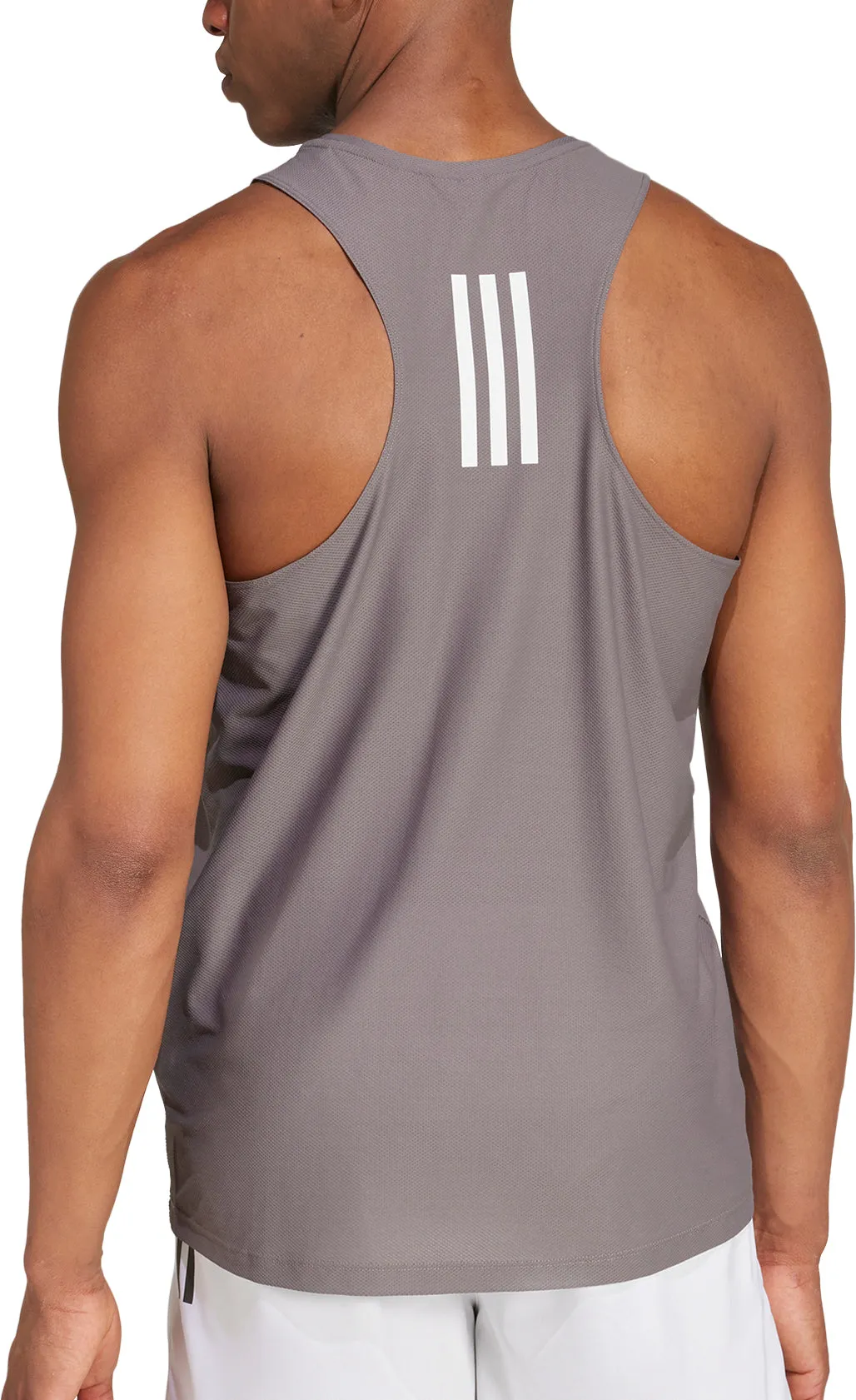 adidas Own The Run Mens Running Vest - Grey