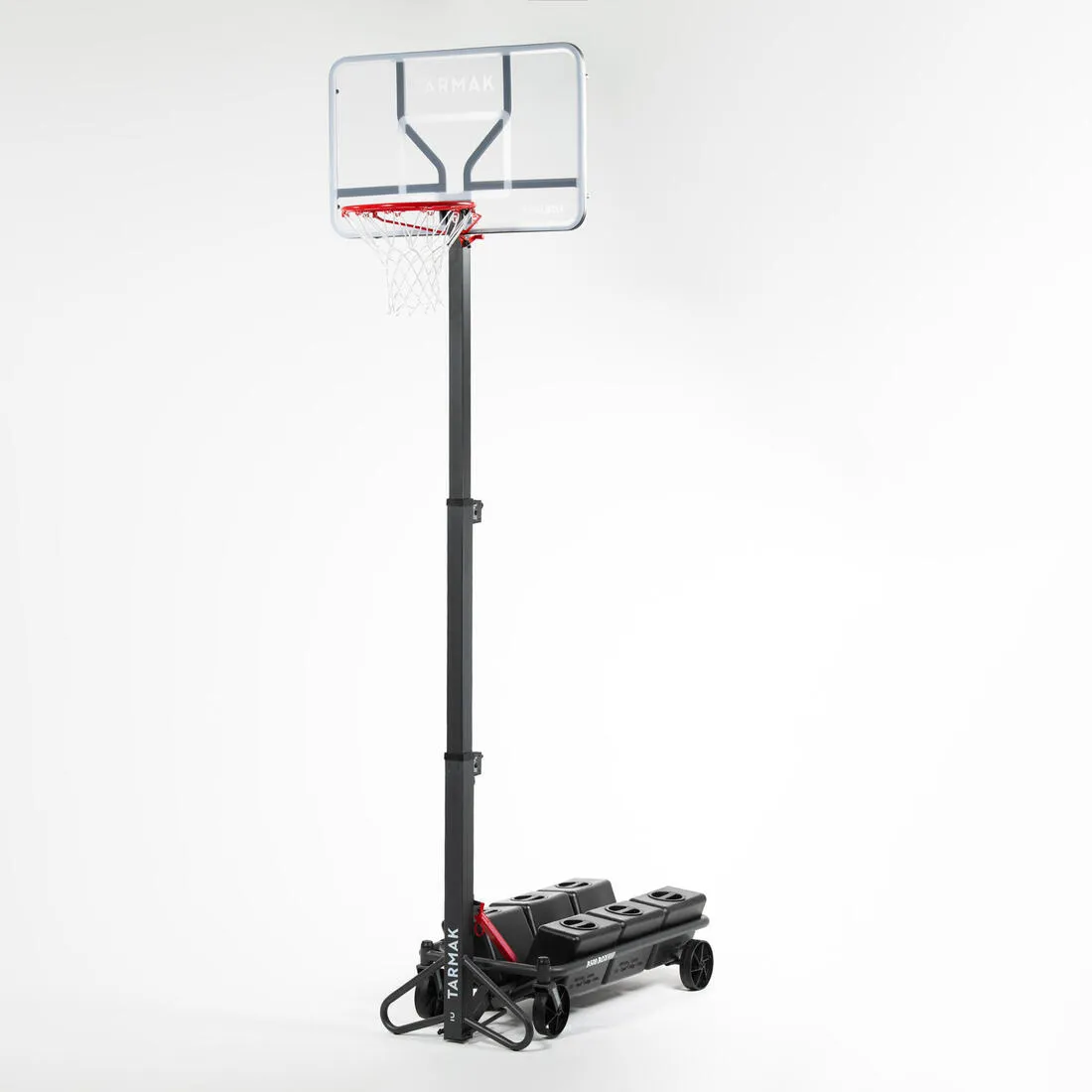Adjustable Basketball Hoop By Tarmak - Adjustable From 2.4m To 3.05m