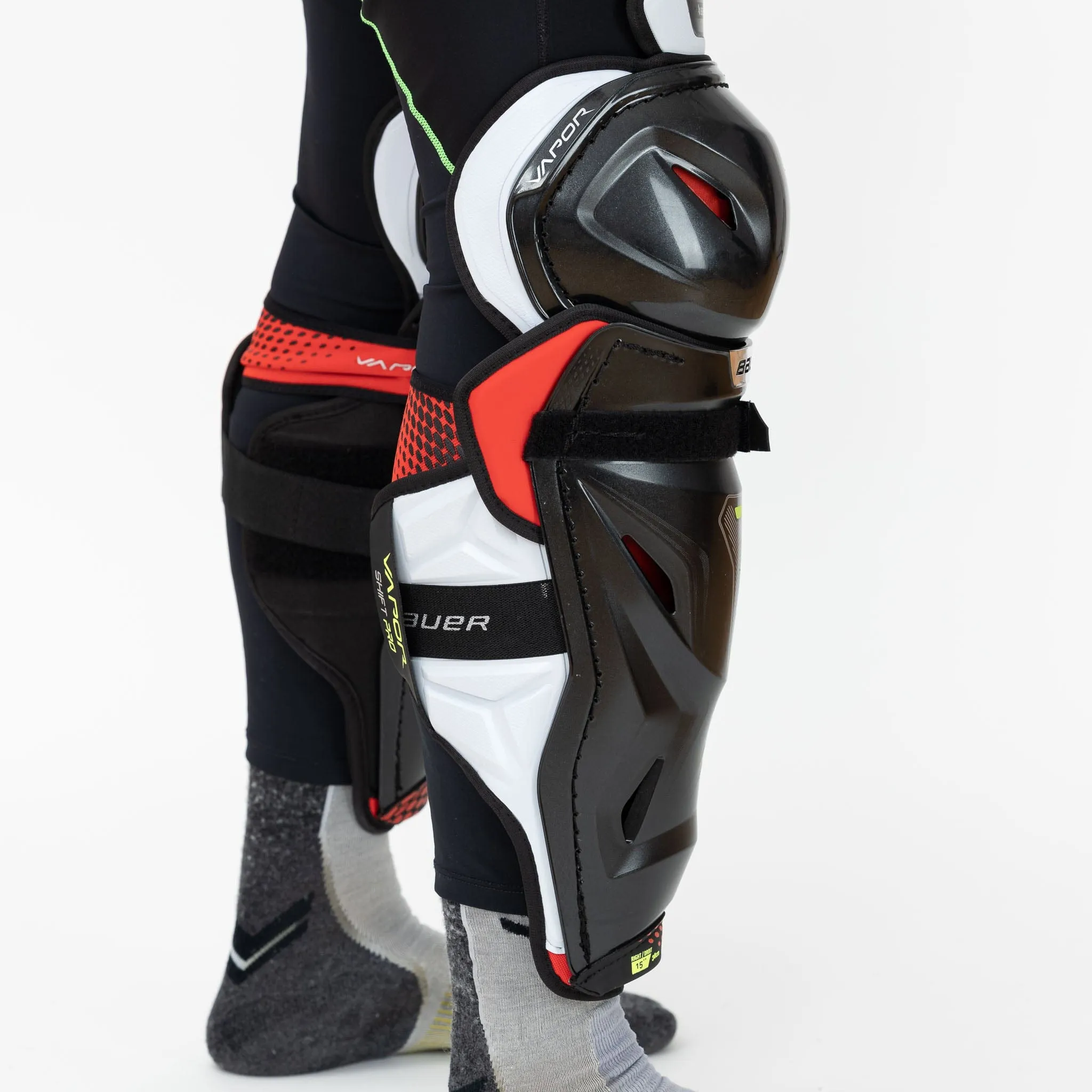 Bauer Vapor Shift Pro Junior Hockey Shin Guards - (2022)