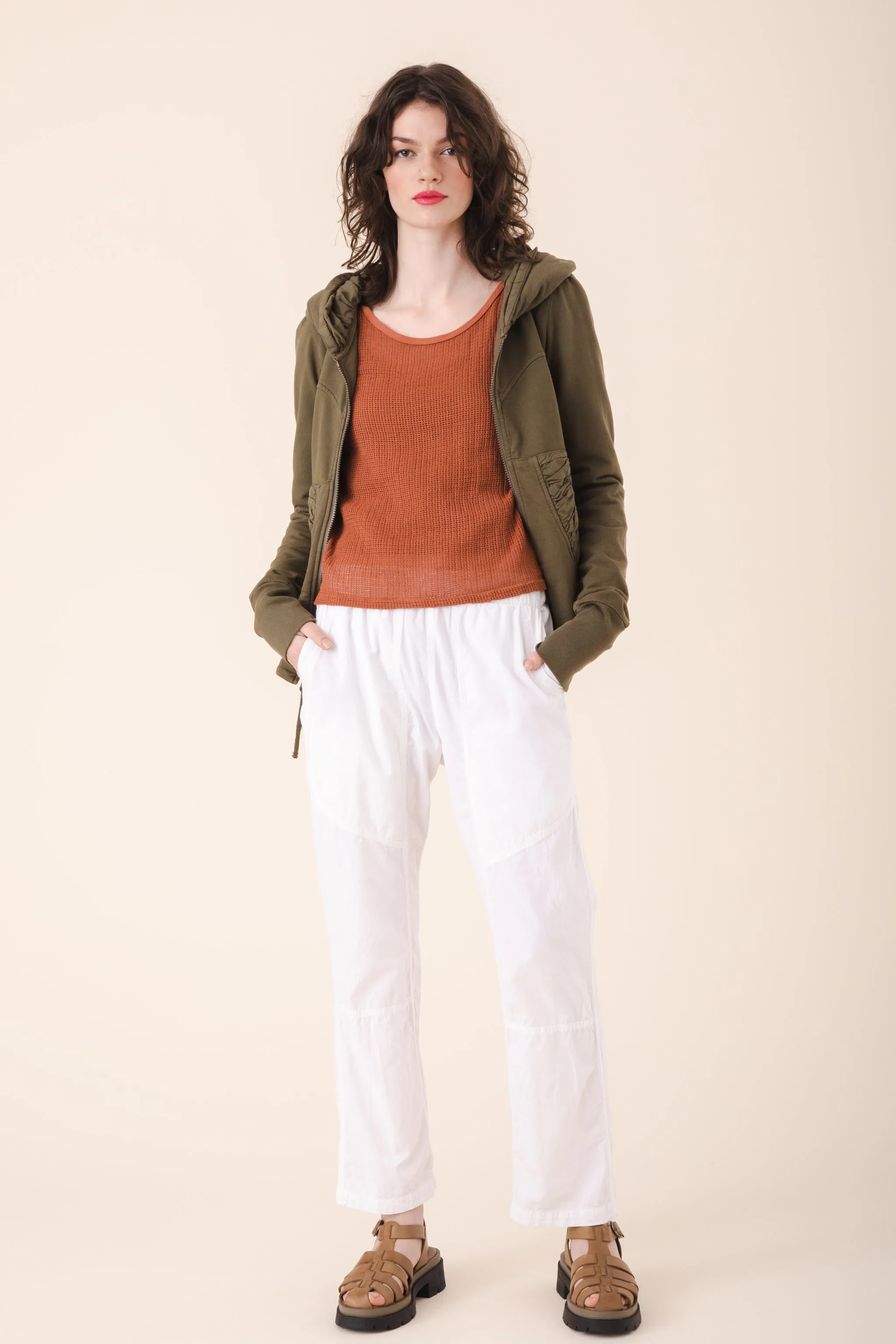 Cloak Hoodie in Moss