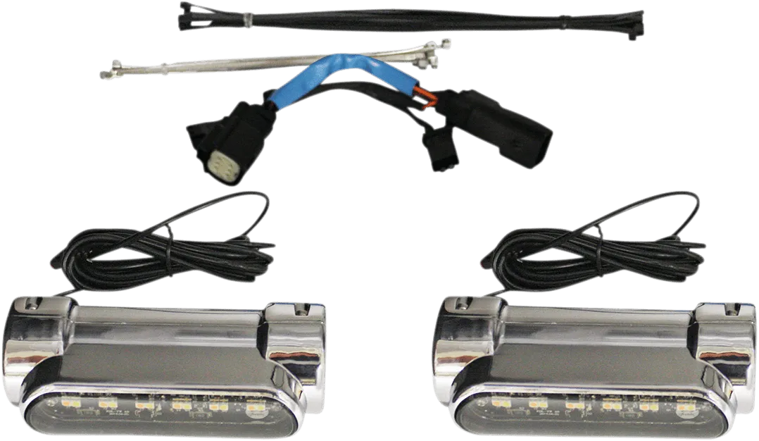 Custom Dynamics CD-CB-AW-SS6-C Engine Guard LED - Chrome