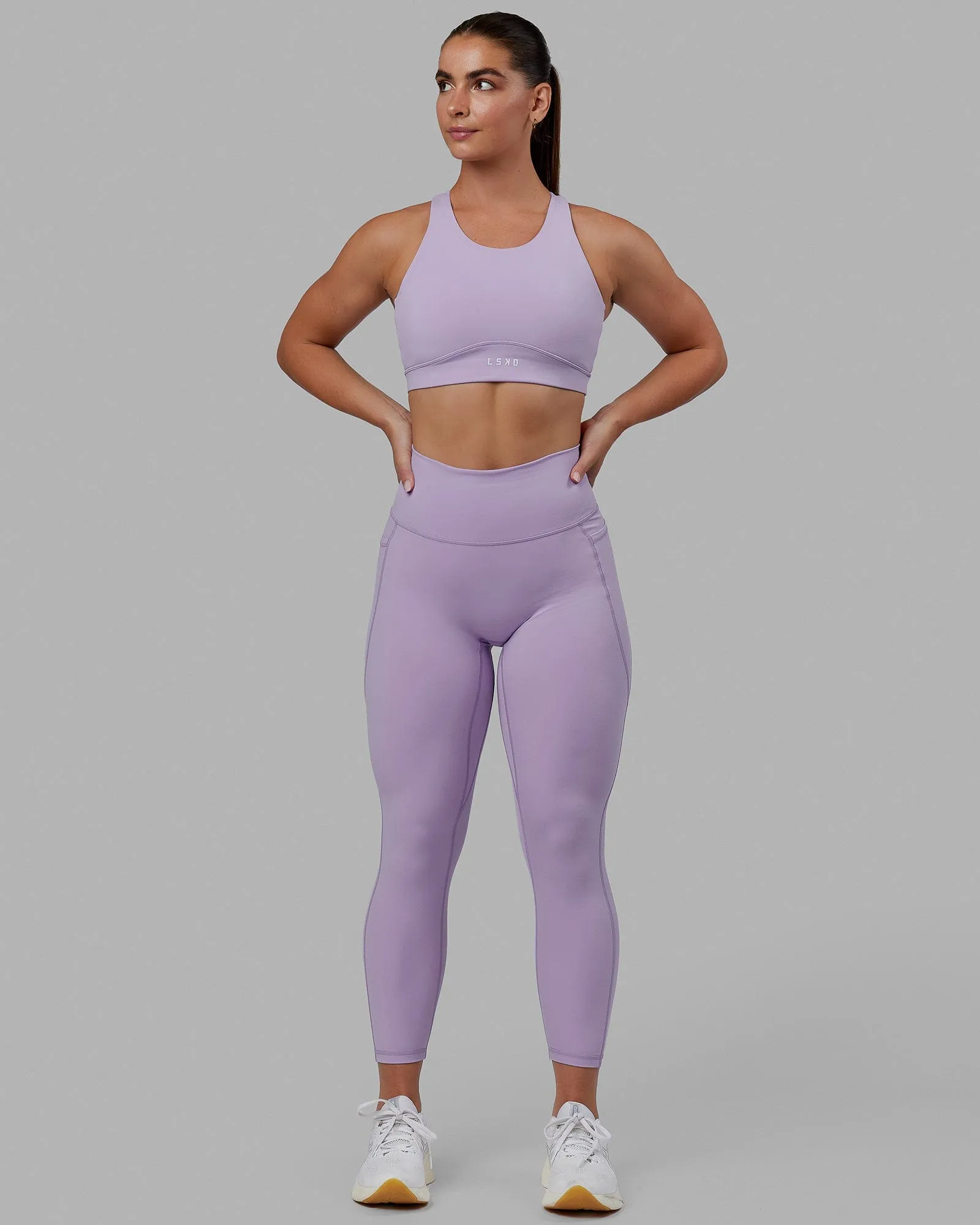 Fusion Sports Bra - Pale Lilac