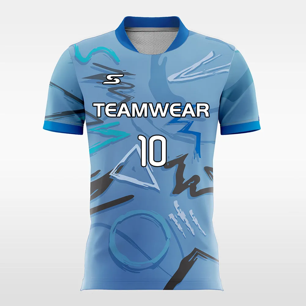 Geometric-figure-Customized Men's Sublimated Soccer Jersey
