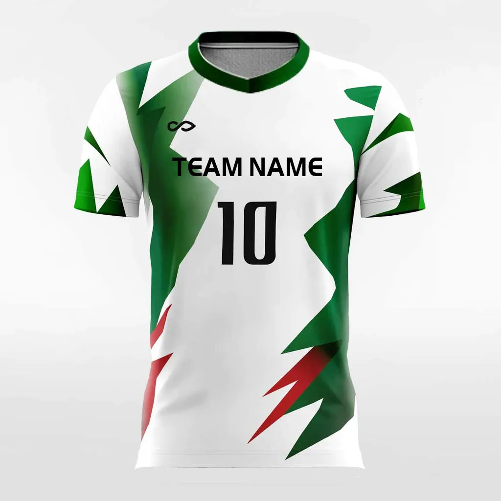 Light And Shadow - Customized Men's Sublimated Soccer Jersey