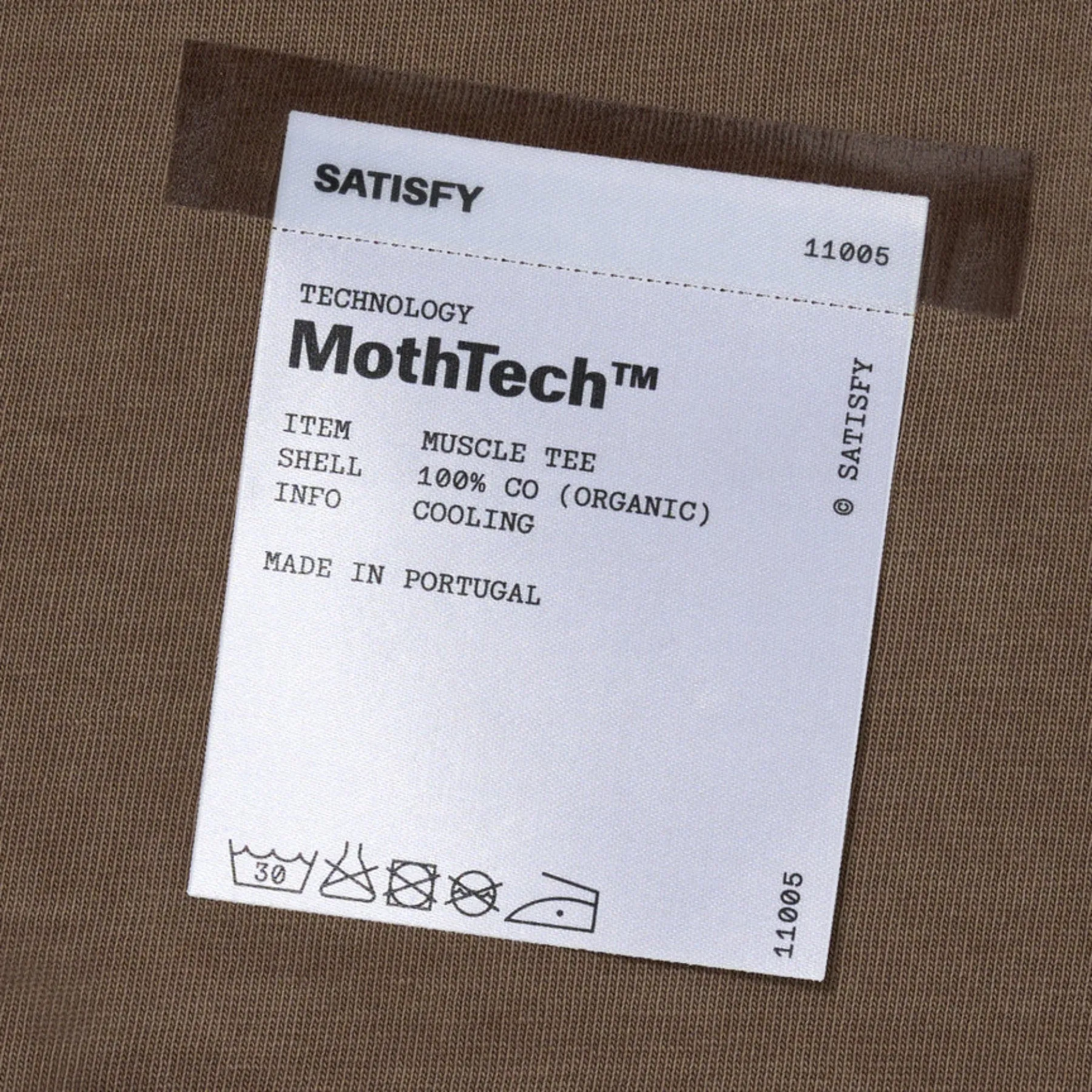 Mothtech™ Muscle Tee - Aged Chocolate Brown