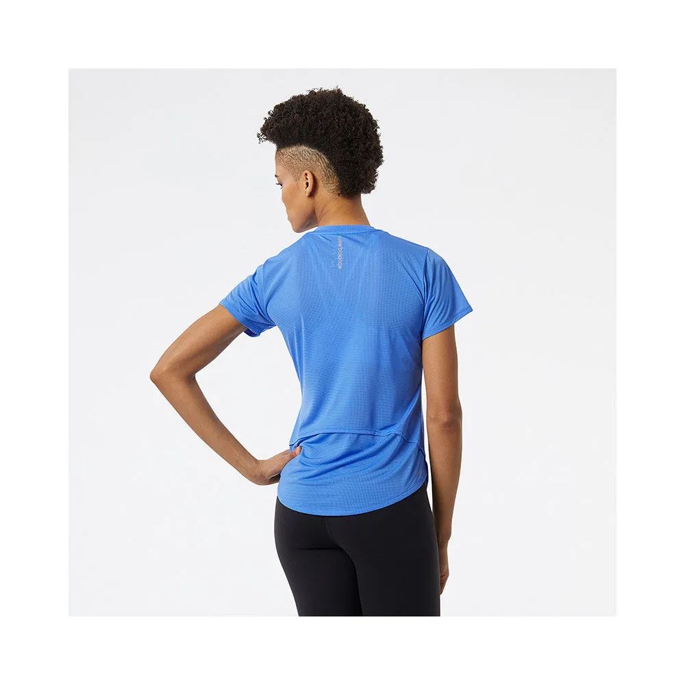 New Balance Womens Graphic Accelerate Short Sleeve Tee