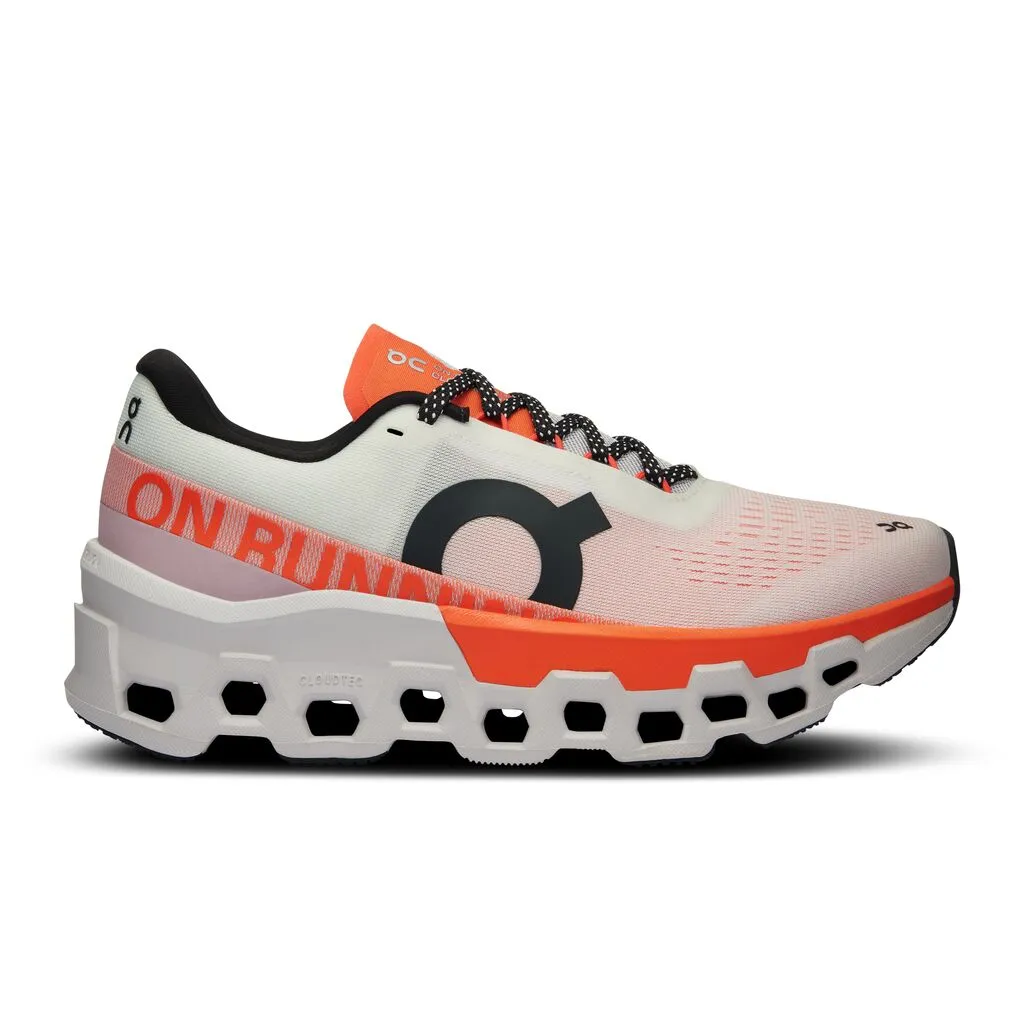 On Running Cloudmonster 2 (Womens) - White/Flame
