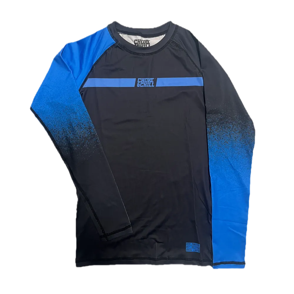 Ranked Rashguard - Blue - Long Sleeve