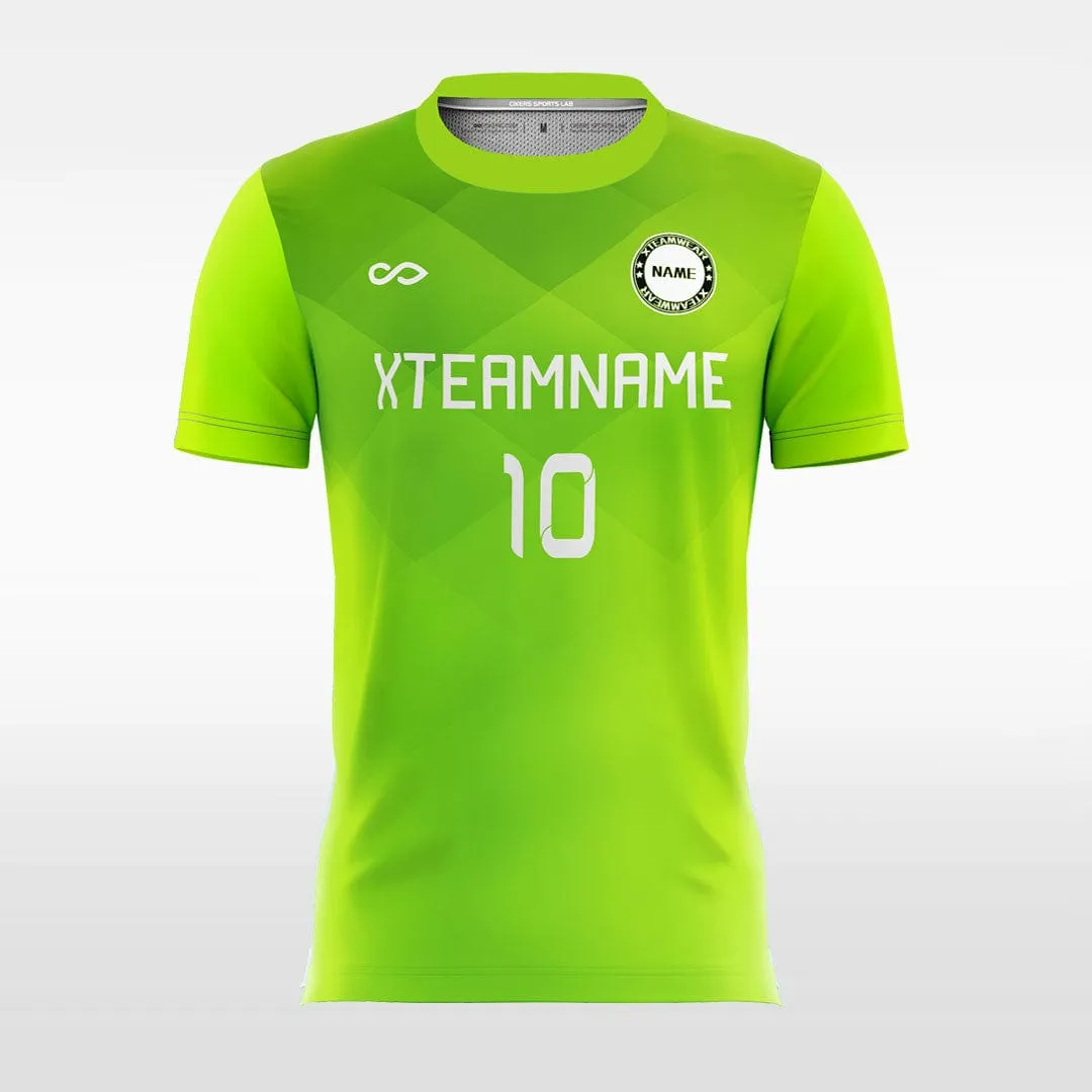 Reflection - Customized Men's Sublimated Soccer Jersey Fluorescent