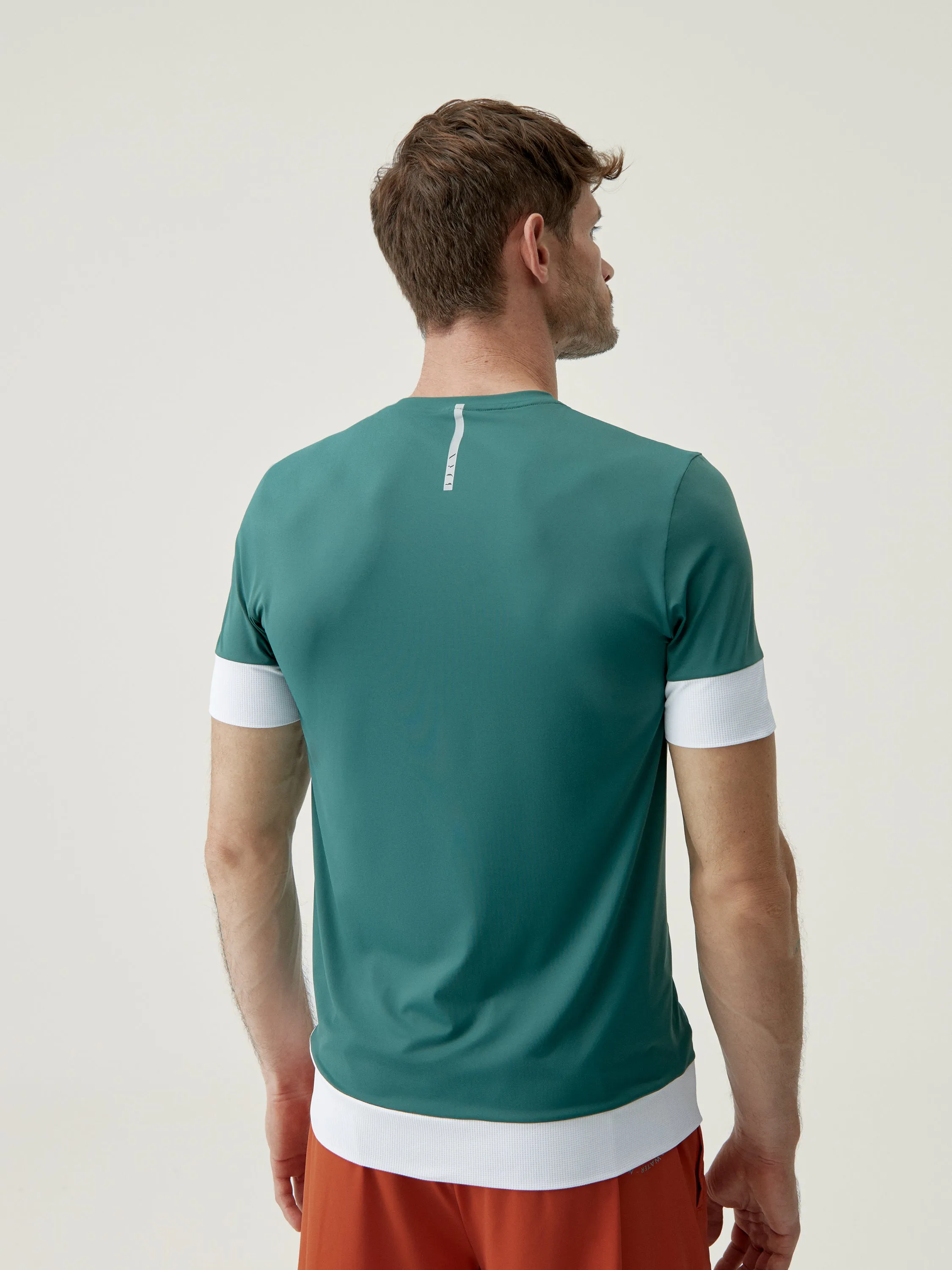 T-shirt Odet Basil Green/White