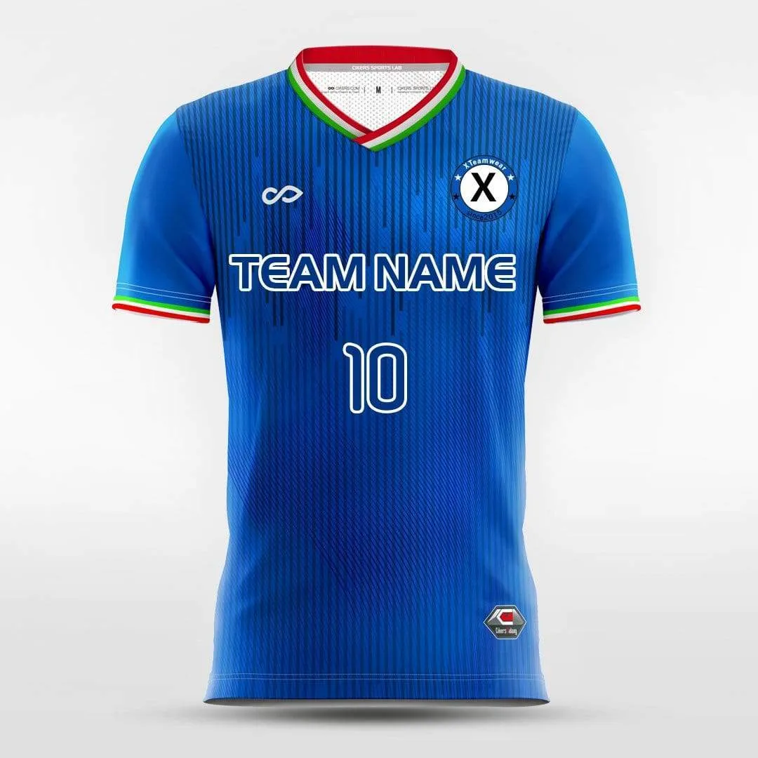 Team Italy - Customized Men's Sublimated Soccer Jersey