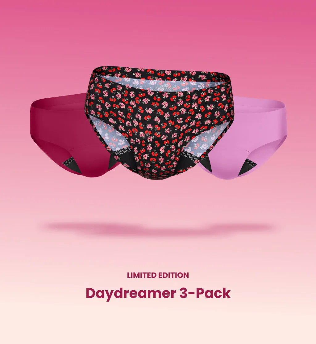 Teen Leakproof UltraThin No-Show Bikini 3-Pack