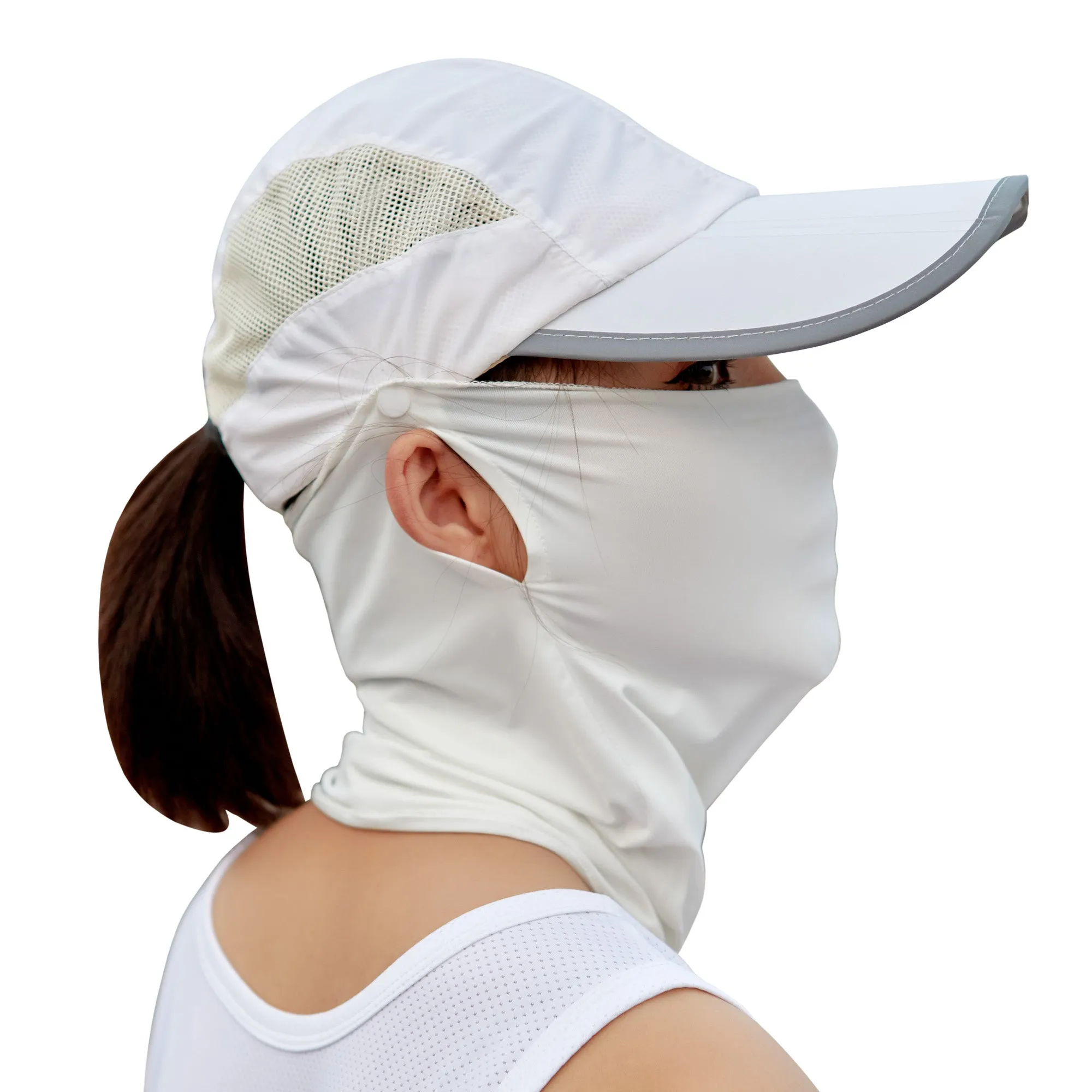 UPF50  UV Protection Baseball Cap and Neck Gaiter
