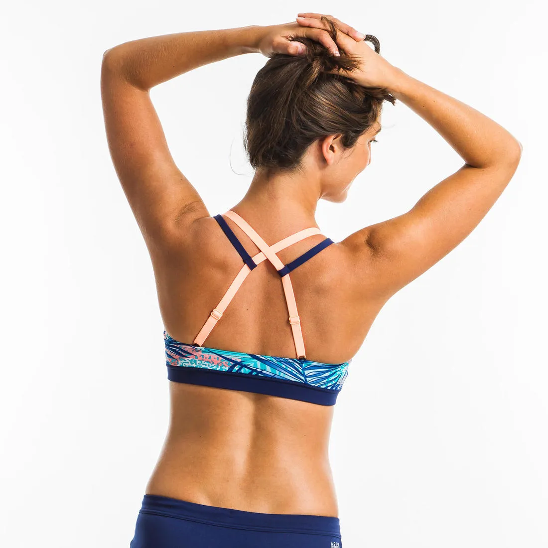 Women's aquafitness MEG MEM swimsuit top - Blue