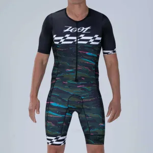 ZOOT Men's Ltd Tri Aero Full Zip Racesuit - Cali Camo